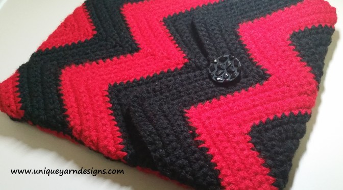 Crochet iPad Case: Chevron Pattern