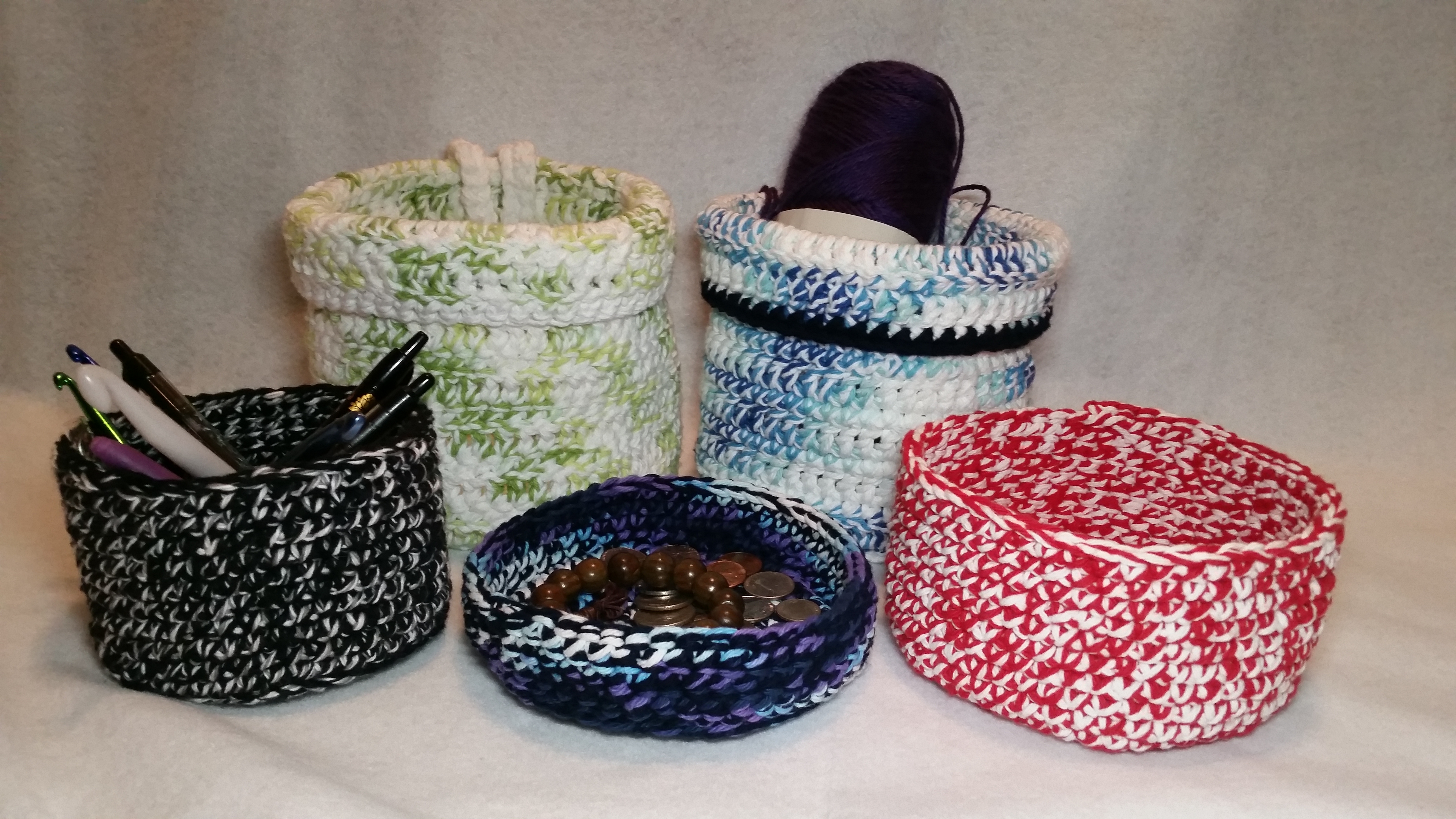 Crochet Storage Basket Pattern