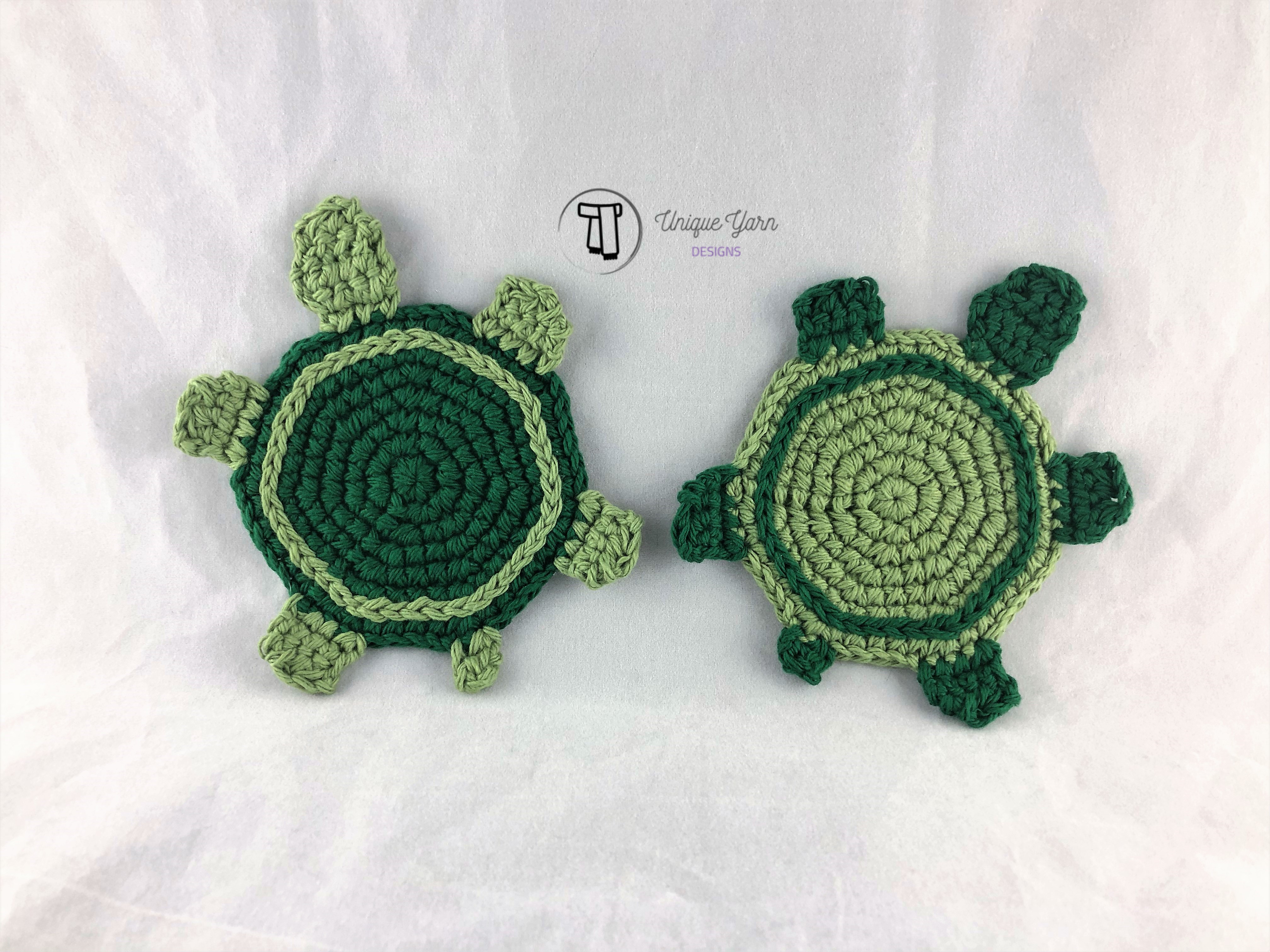 Turtle Coaster Crochet Pattern