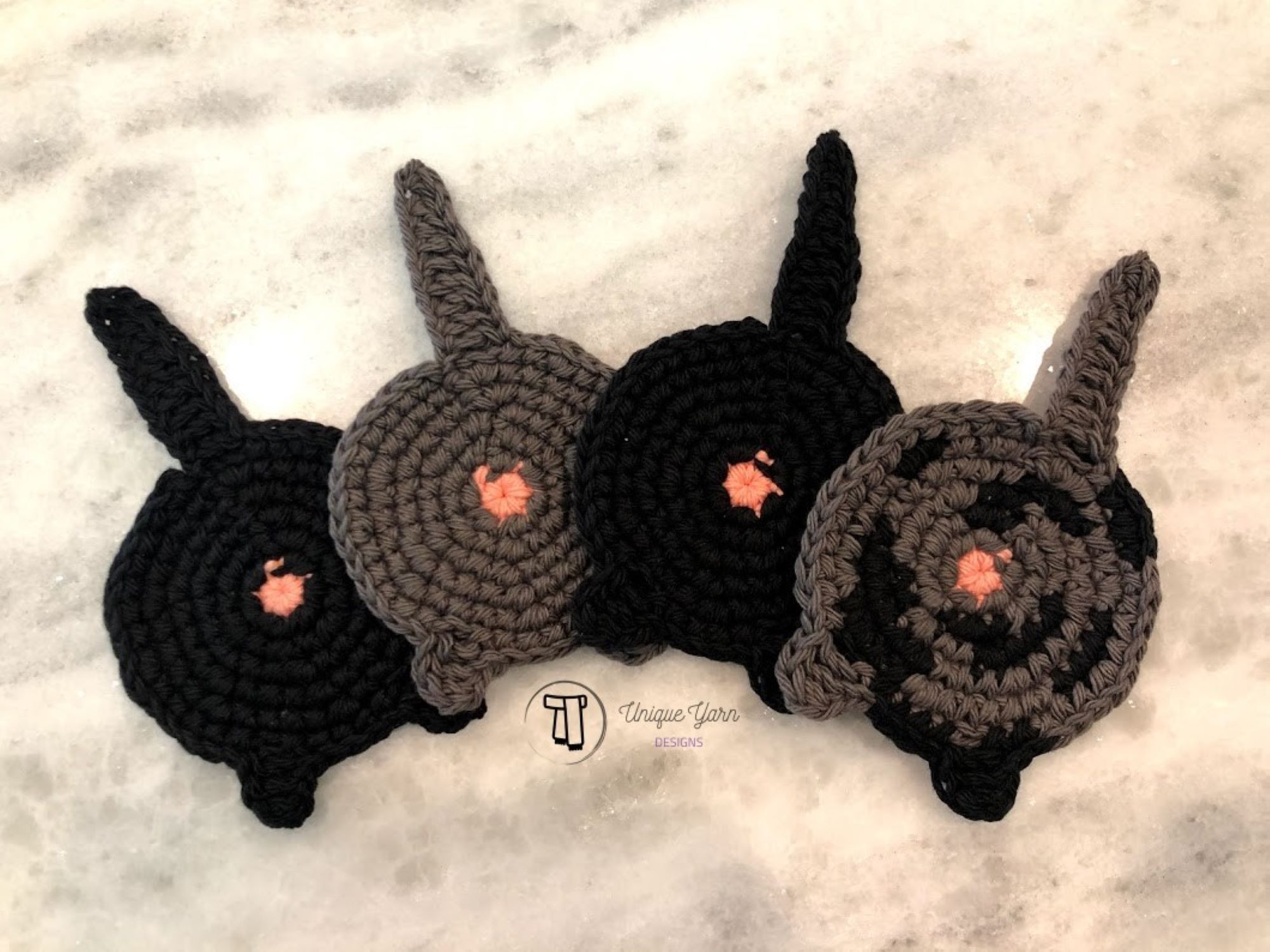 Cat Butt Coaster Crochet Pattern