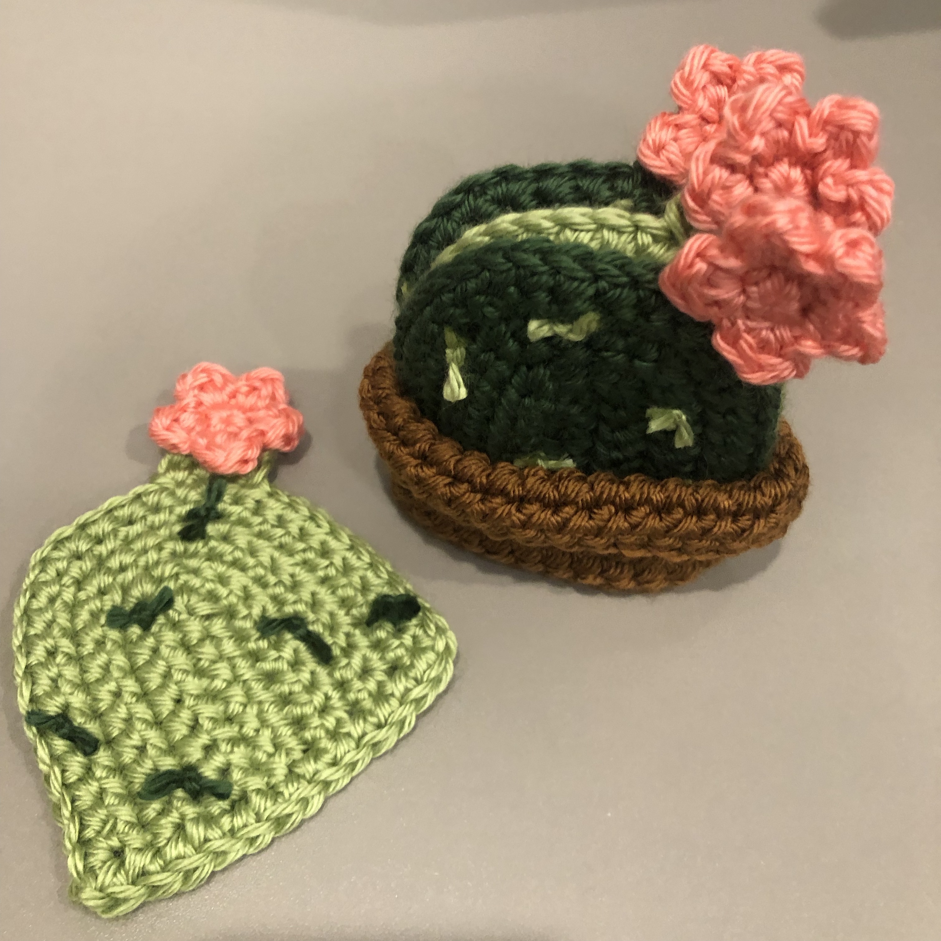 Cactus Coaster Crochet Pattern